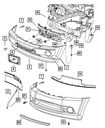 Air Dam Support Bracket - Mopar (68033747AA)