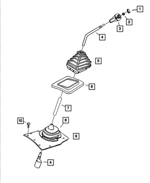 Inner Gearshift Boot - Mopar (52078970AC)