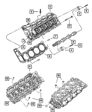 Cylinder Head Gasket - Mopar (53020673AD)