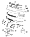 Bumper Bracket, Right - Mopar (55079228AD)