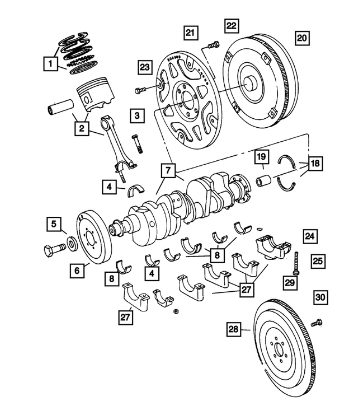 Pilot Bearing - Mopar (53009180AB)