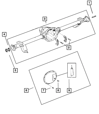 Axle Drive Shaft Seal - Mopar (4856336)