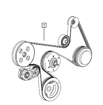 Serpentine Belt - Mopar (53032857AB)