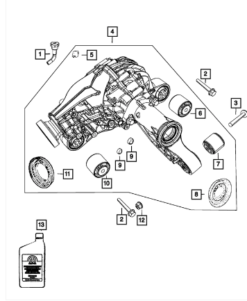 Gear Lubricant - Mopar (05136035AD)