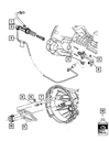 Clutch Slave Cylinder - Mopar (52060133AD)