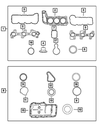 Engine Lower Gasket Package - Mopar (5135793AA)