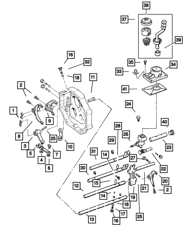 Shift Lever Bushing - Mopar (83500519)