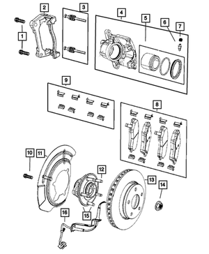 Brake Rotor - Mopar (52109938AB)