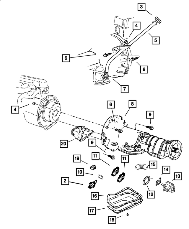 Oil Pan Gasket - Mopar (04295875AD)