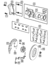 Pad Kit-Front Disc Brake - Mopar (68225170AF)