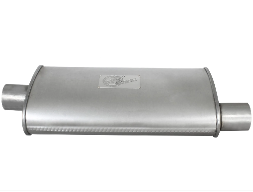 Scorpion 2-1/2&quot; Aluminized Steel Chambered Center-Offset Muffler