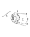 Mopar OEM Alternator - Mopar (4801834AB)