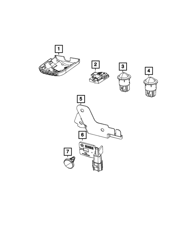 Ambient Temperature Sensor - Mopar (68518243AA)