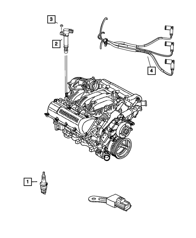 Ignition Coil - Mopar (68320417AA)