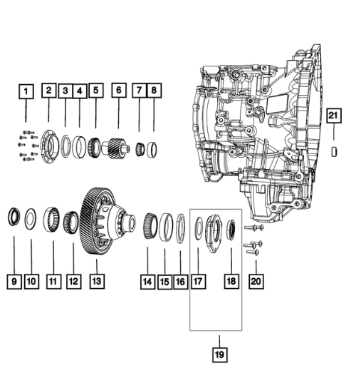 Differential Bearing - Mopar (1790541)