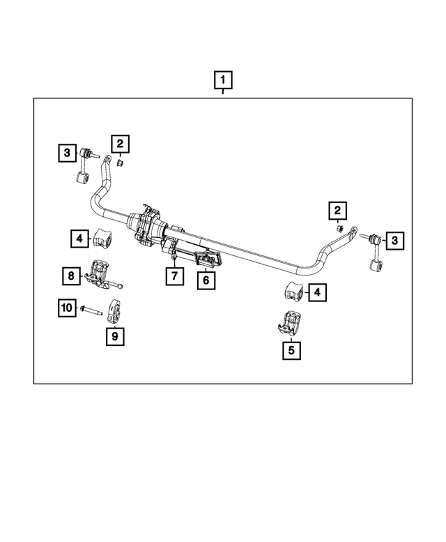 Stabilizer Bar Link Assembly - Mopar (52059975AC)