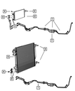 Auxiliary Trans Oil Cooler Kit - Mopar (68143895AA)