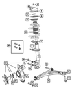 Strut Mount - Mopar (5085461AB)