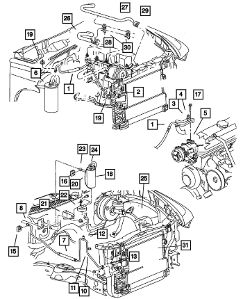 A/C Low Pressure Cut Off Switch - Mopar (5015872AC)