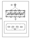 Spark Plug Well Gasket - Mopar (53021569AD)