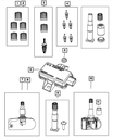 Tire Pressure Sensor Kit - Mopar (68241067AB)