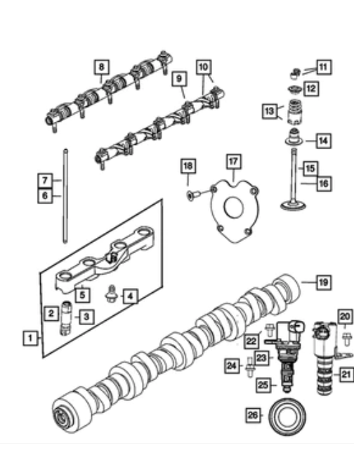 Multiple Displacement Solenoid - Mopar (53022298AA)