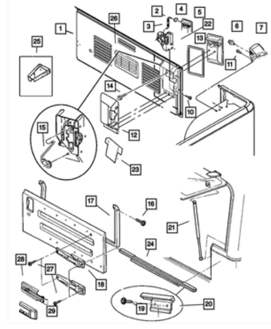 Lift-Gate Prop - Mopar (55076310AD)