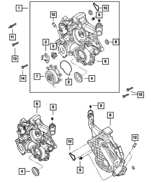 Chain Case Cover O Ring - Mopar (53021239AA)