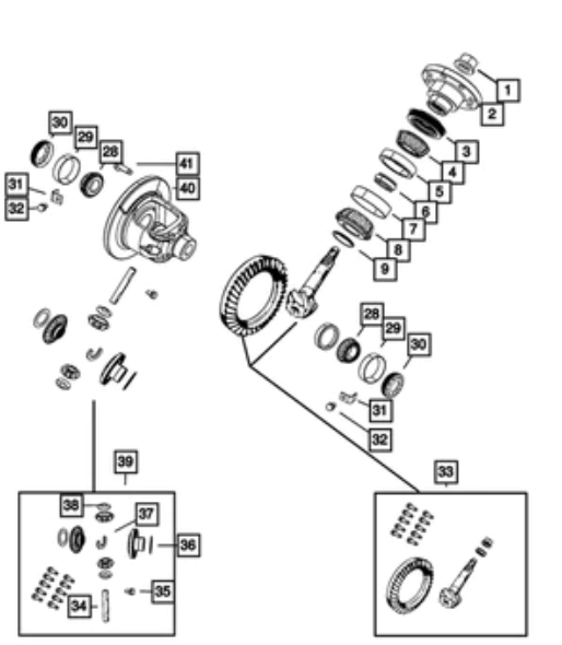 Drive Pinion Seal - Mopar (52070339AC)