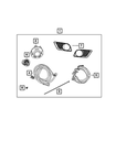 Fog Light Kit - Mopar (5182026AA)