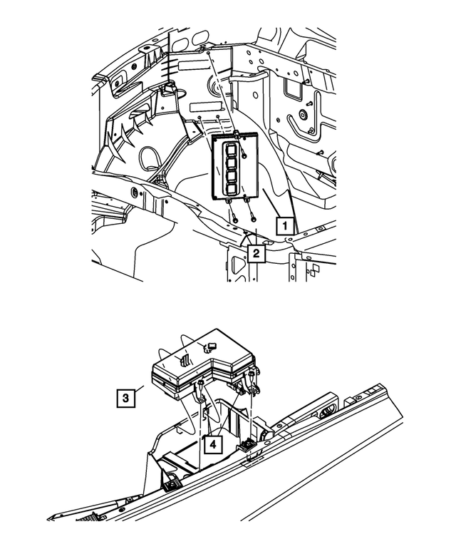 Powertrain Control Module - Mopar (5150468AA)