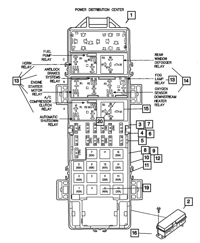 Totally Integrated Power Module, Remanufactured - Mopar (4692289AH)