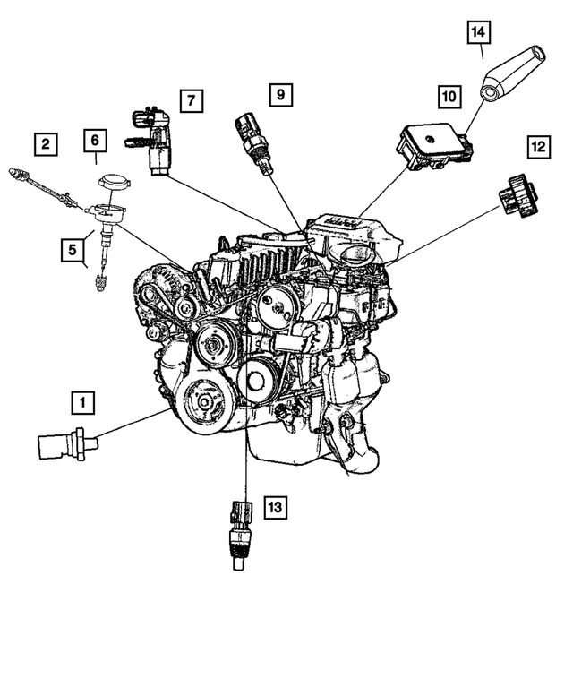 Manifold Absolute Pressure Sensor - Mopar (68430082AA)