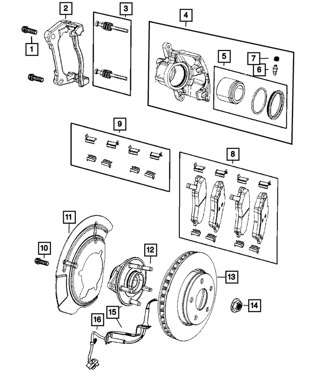 Brake Rotor - Mopar (68040177AA)