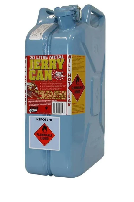 Pro Quip 1156 20L Kerosene AFAC Powder Blue Metal Jerry Can