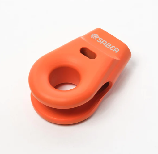 6061 Aluminium Spliced Winch Thimble â€“ Cerakote Orange