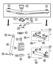 Control Arm Bushing - Mopar (52088648AA)