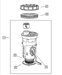 Fuel Pump/Level Unit Module Kit - Mopar (05161335AK)