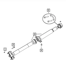 Drive Shaft - Mopar (52123514AD)