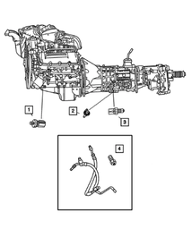 Oil Pressure Sending Unit - Mopar (56031005AB)