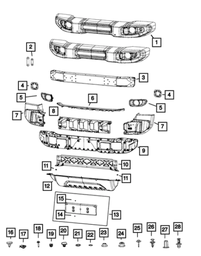 Push Pin - Mopar (6510734AA)